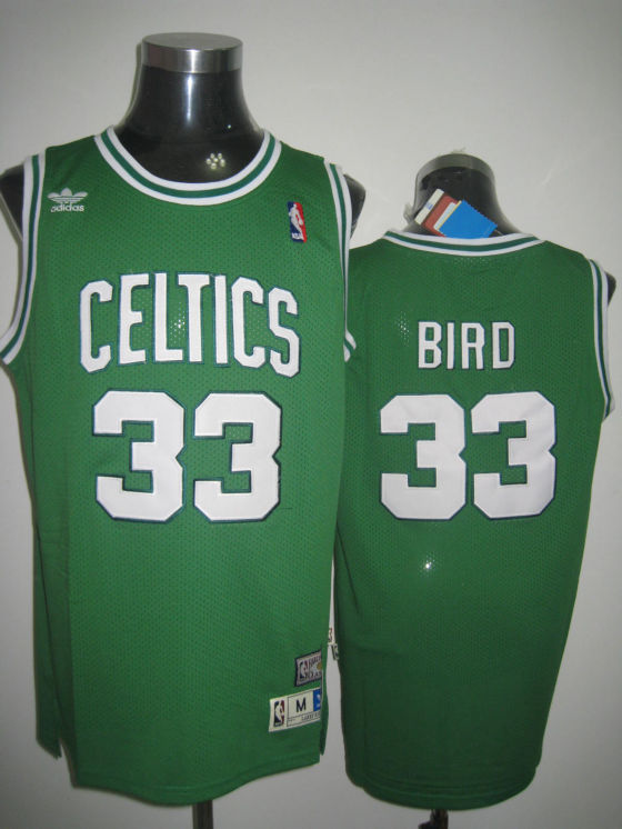 Boston Celtics Bird Green White Jersey